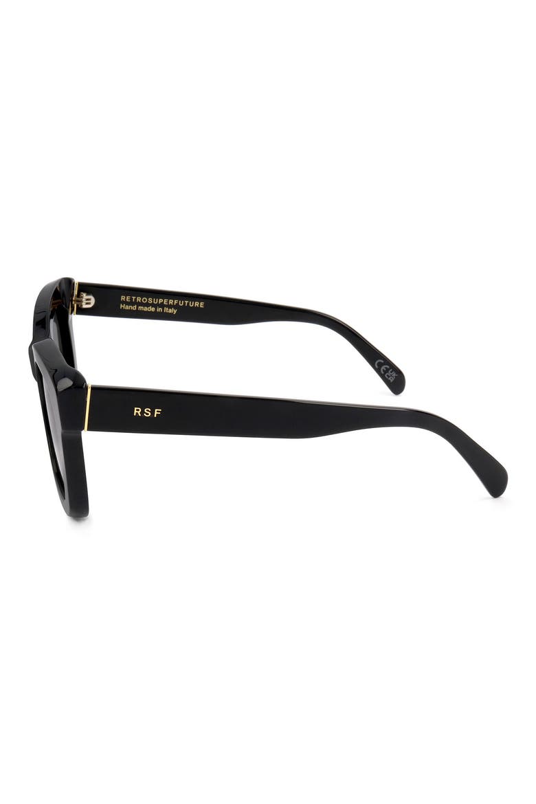 50mm Square Sunglasses, Alternate, color, BLACK