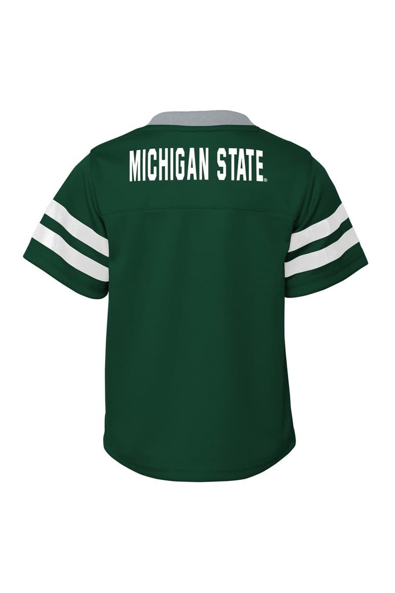 Preschool Green Michigan State Spartans Two-Piece Red Zone Jersey & Pants Set, Alternate, color, Green
