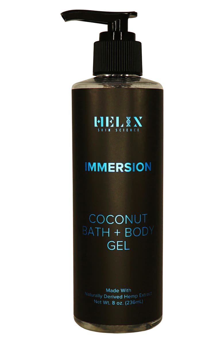 HELIX SKIN SCIENCE Immersion Coconut Bath + Body Gel with CBD, Main, color,