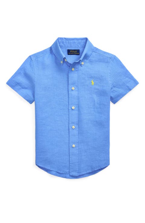 Kids' Linen Button-Down Shirt (Toddler & Little Kid)