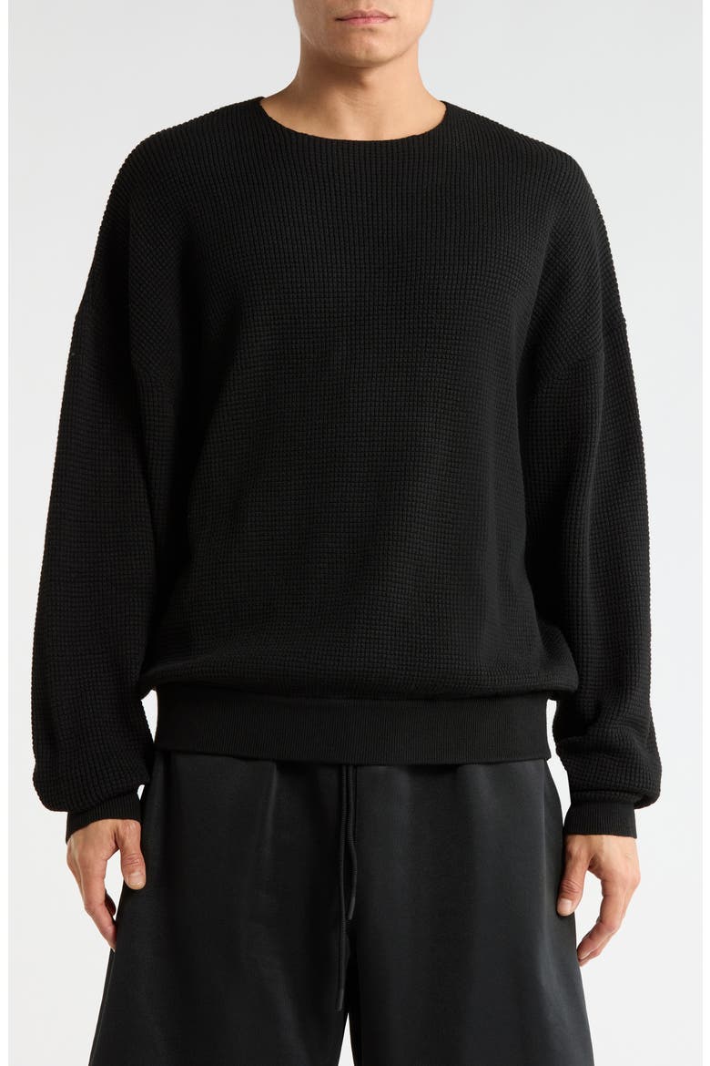 Fear of God Essentials '90s Waffle Knit Sweater (Men) | Nordstrom