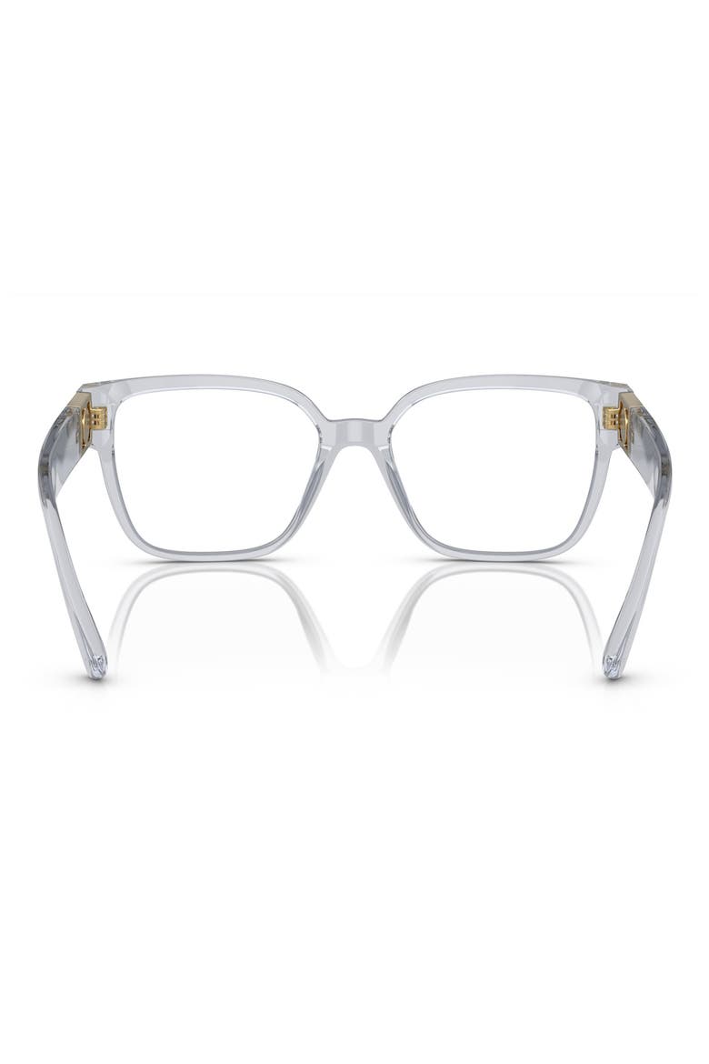 54mm Square Optical Glasses, Alternate, color, TRANSPARENT GREY