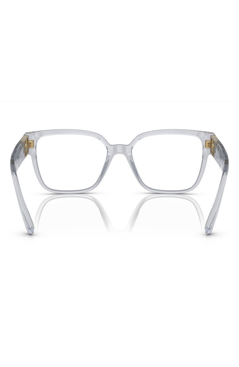 Versace 54mm Square Optical Glasses, Alternate, color,