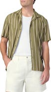 Joe's Jeans Stripe Camp Shirt