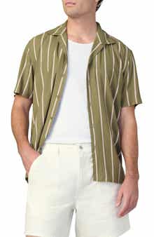 Joe's Jeans Stripe Camp Shirt