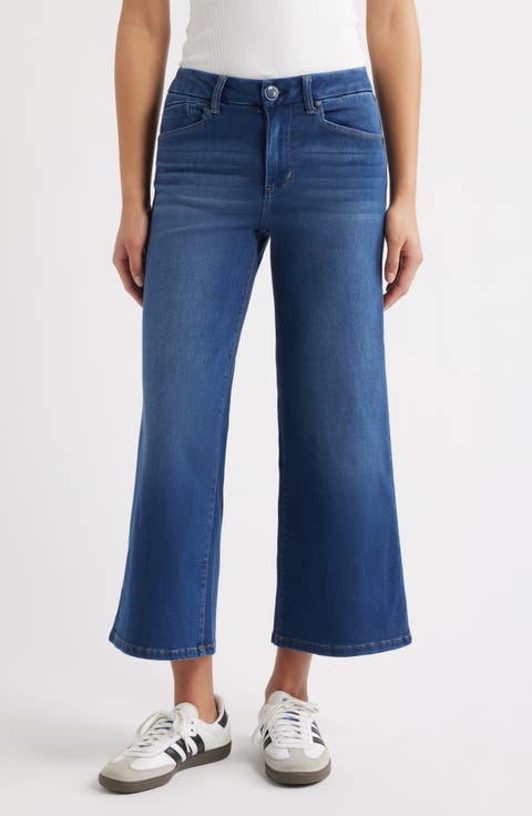 Better Butter High Waist Crop Wide Leg Jeans (Radley)