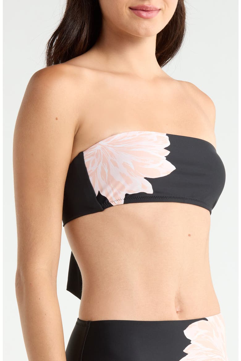 Bandeau Bikini Top, Alternate, color, BLACK