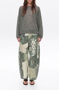 BIMBA Y LOLA Wool Blend Crew Neck Sweater