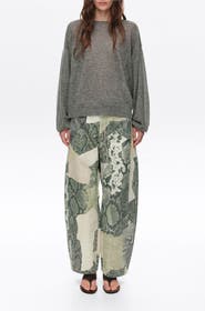 BIMBA Y LOLA Wool Blend Crew Neck Sweater