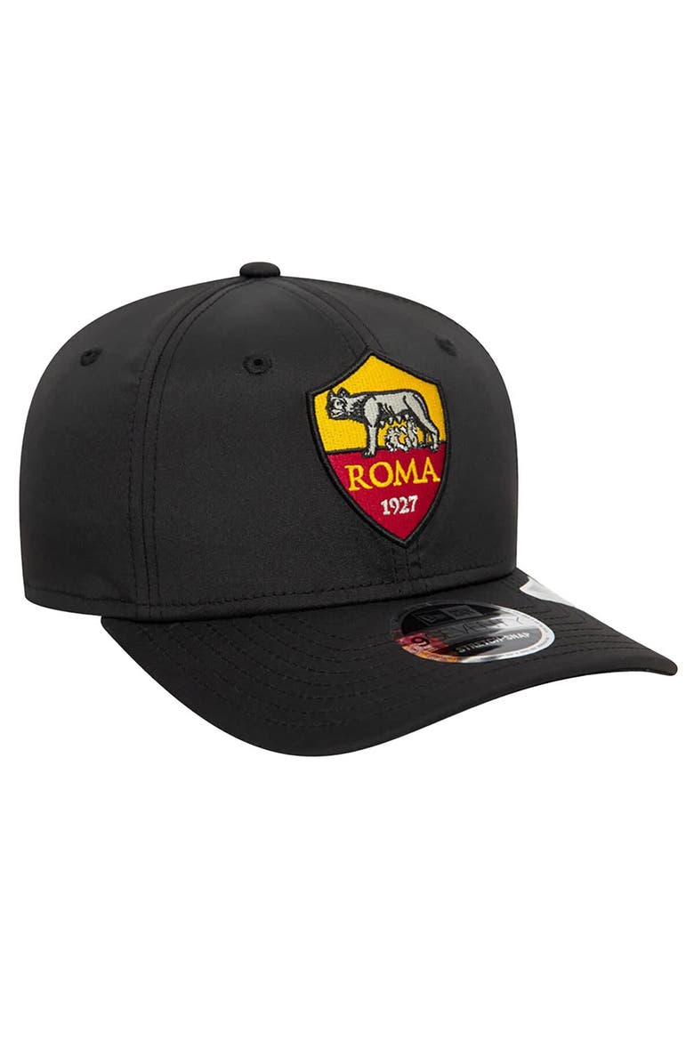New Era Men's New Era Black AS Roma Core Flex Hat, Alternate, color, 