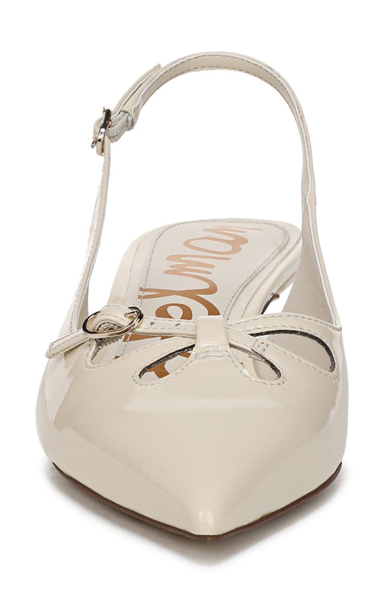Sam Edelman Fauna Kitten Heel Slingback Pump, Alternate, color, Modern Ivory
