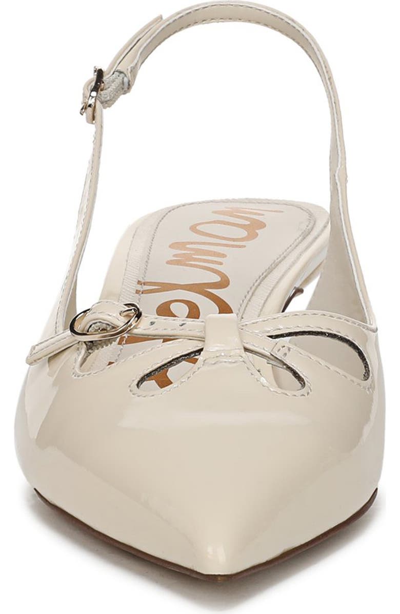 Sam Edelman Fauna Kitten Heel Slingback Pump, Alternate, color, Modern Ivory