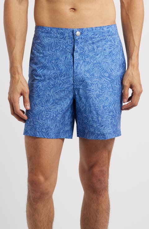 Crown Santa Barbara Palm Swim Trunks