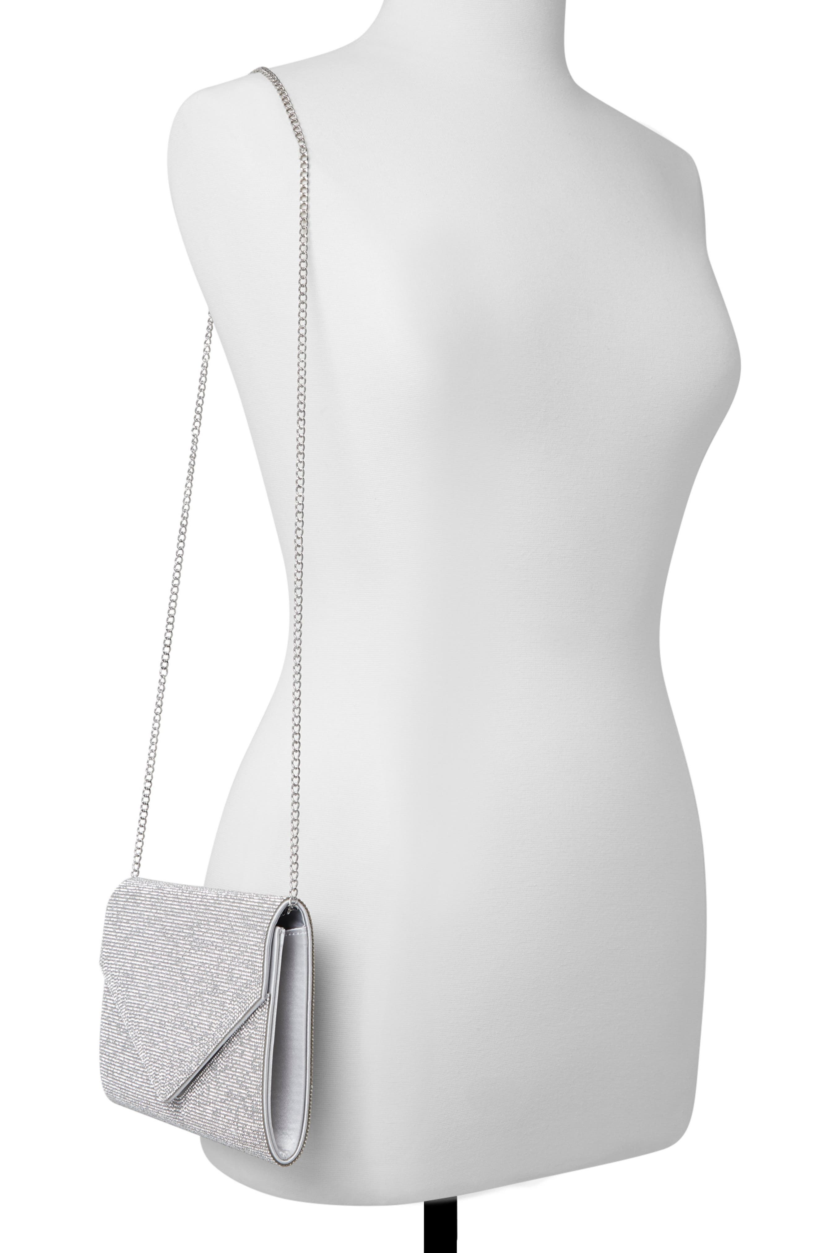 ALDO Geaven Embellished Clutch, Alternate, color, 