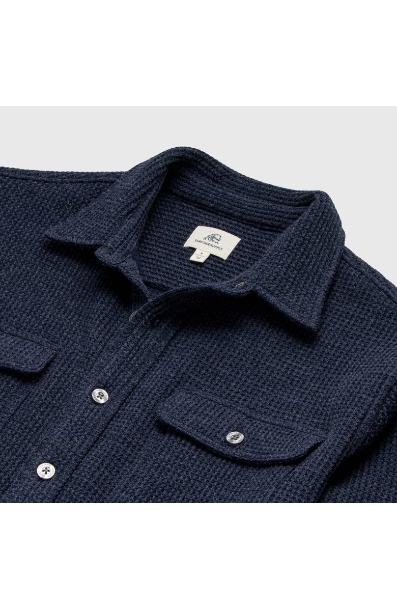 Surfside Supply Co. Dylan Waffle Fleece Shirt Jacket, Alternate, color, 