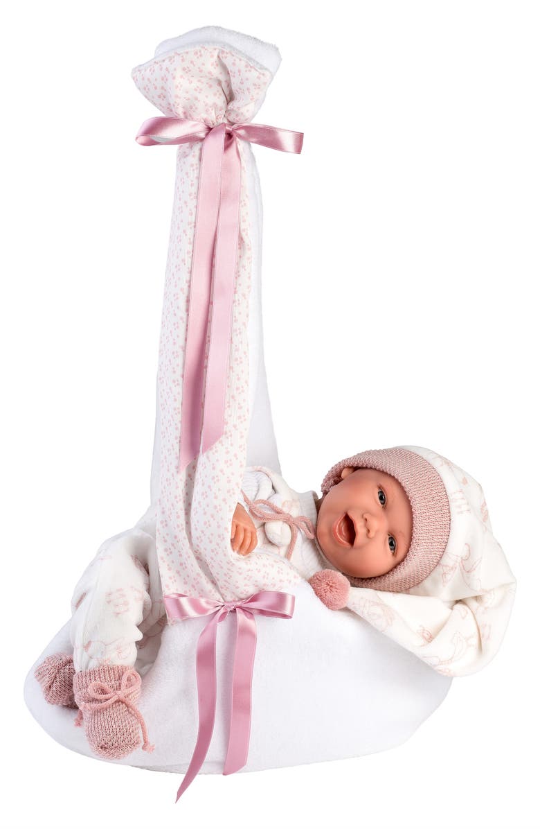 Llorens Natalia 16.5-Inch Articulated Baby Doll, Main, color, 