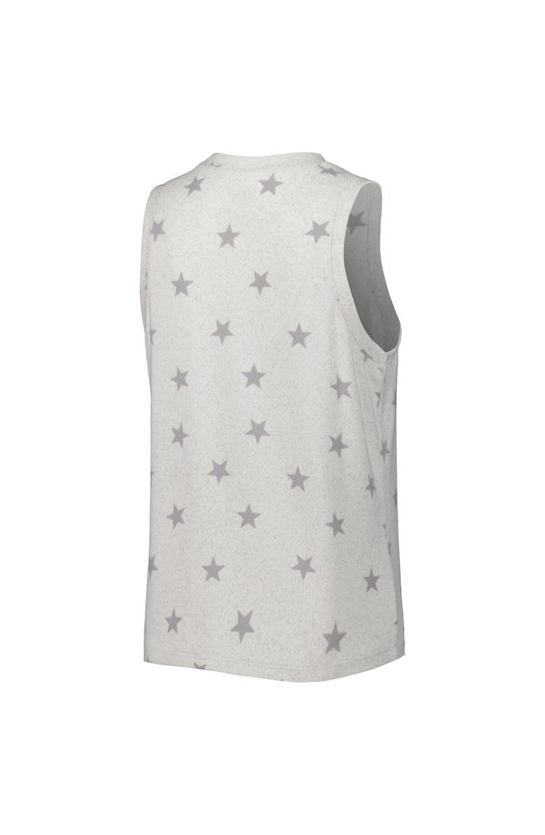 CONCEPTS SPORT Women's Concepts Sport Cream Miami Hurricanes Agenda Stars Tank Top and Shorts Sleep Set, Alternate, color, 