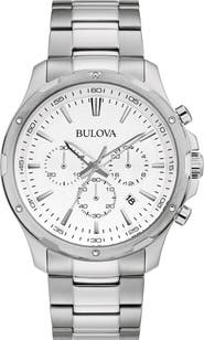 BULOVA Bracelet Strap Chronograph Watch, 43mm