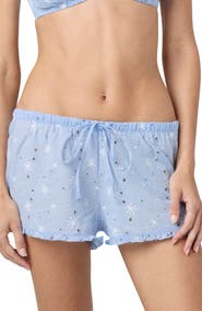 Florence by Mills Eyelet Tie Waist Organic Cotton Shorts