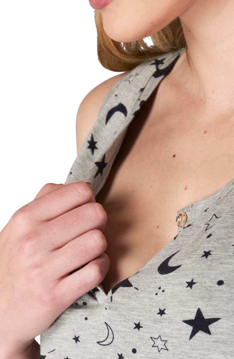 Everly Grey Joy Tank & Pants Maternity/Nursing Pajamas, Alternate, color, 