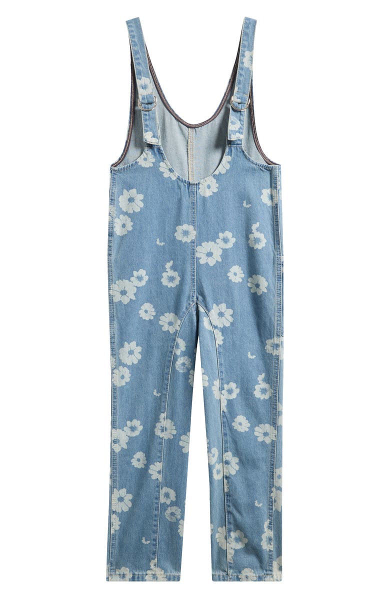 Vintage Havana Kids' Flower Jumpsuit, Alternate, color, Blue