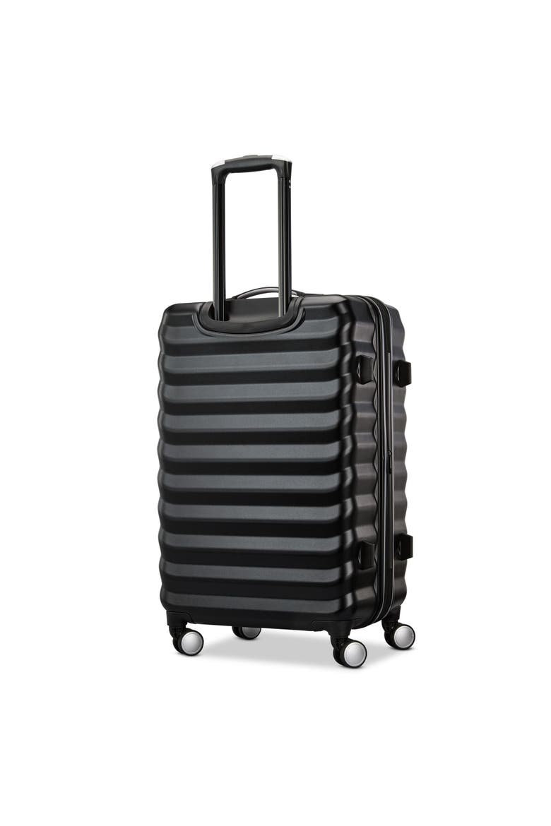 Element Hardside Expandable 24" Medium Checked Spinner Luggage, Alternate, color, Alpine Black