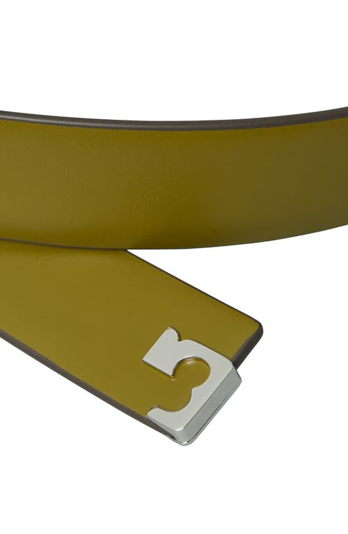 Tory Burch Gigi Leather Belt In Green