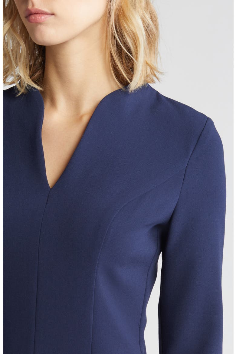 Allic High Neck Dress, Alternate, color, PACIFIC BLUE