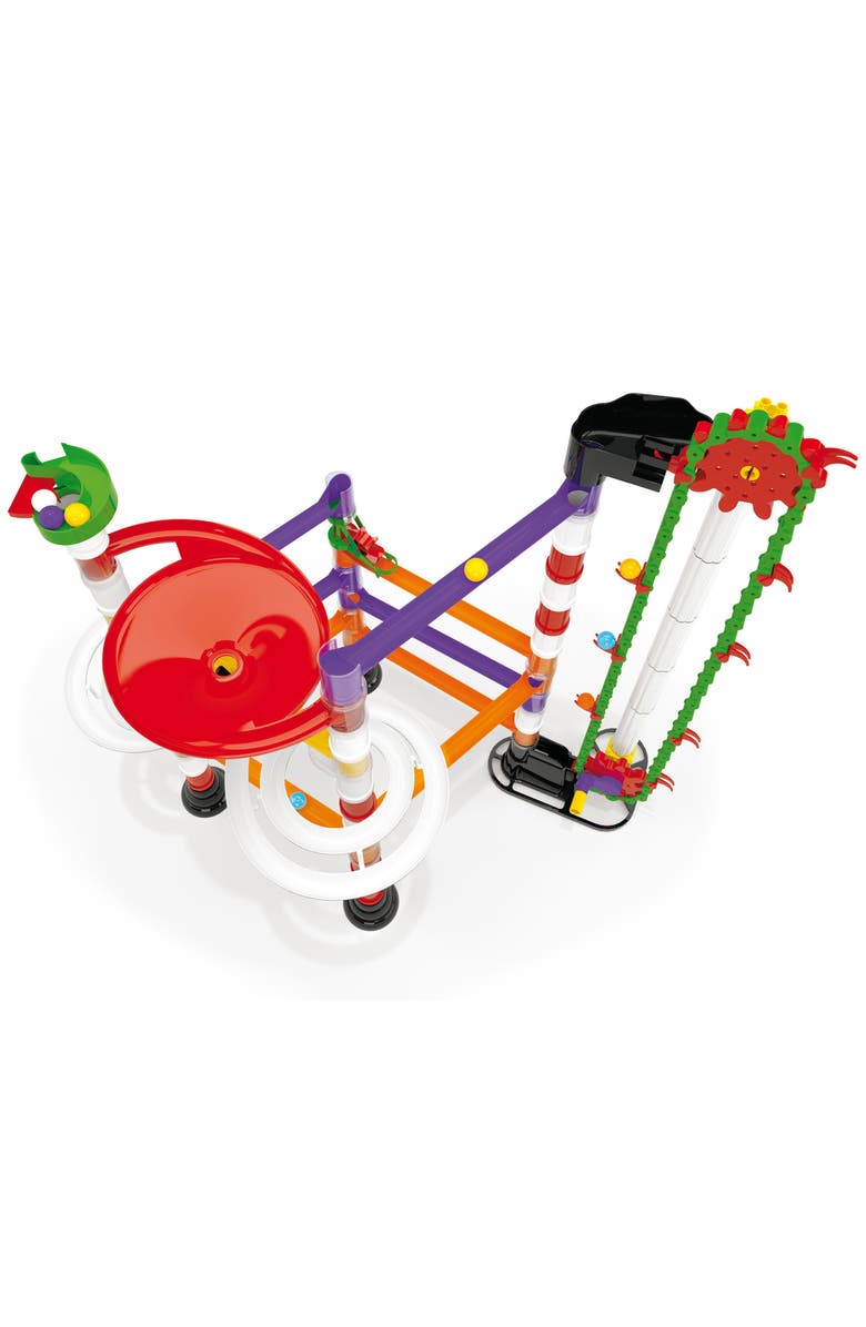 Quercetti Migoga Run Elevator 150Pc Marble Toy, Crank & Funnels, Stem Set, Alternate, color, 