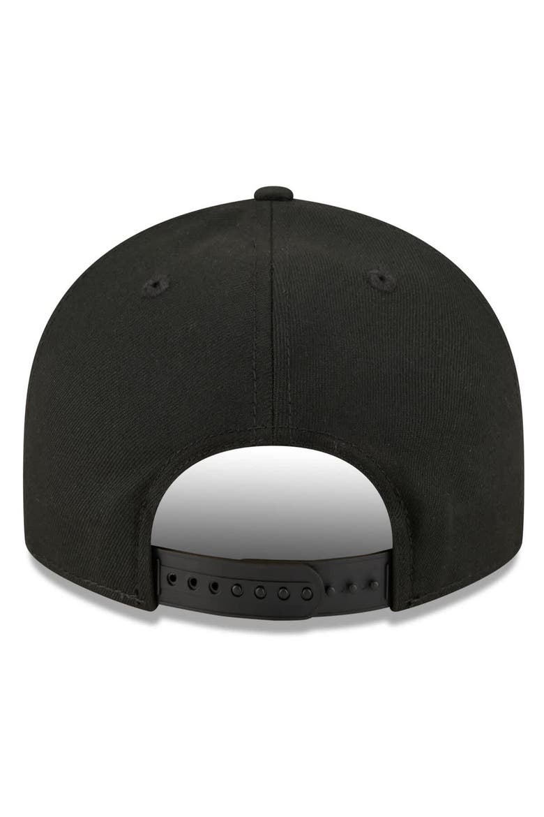 Men's New Era Black NASCAR Patriotic Eagle & Flag A-Frame 9FIFTY Snapback Hat, Alternate, color, Black