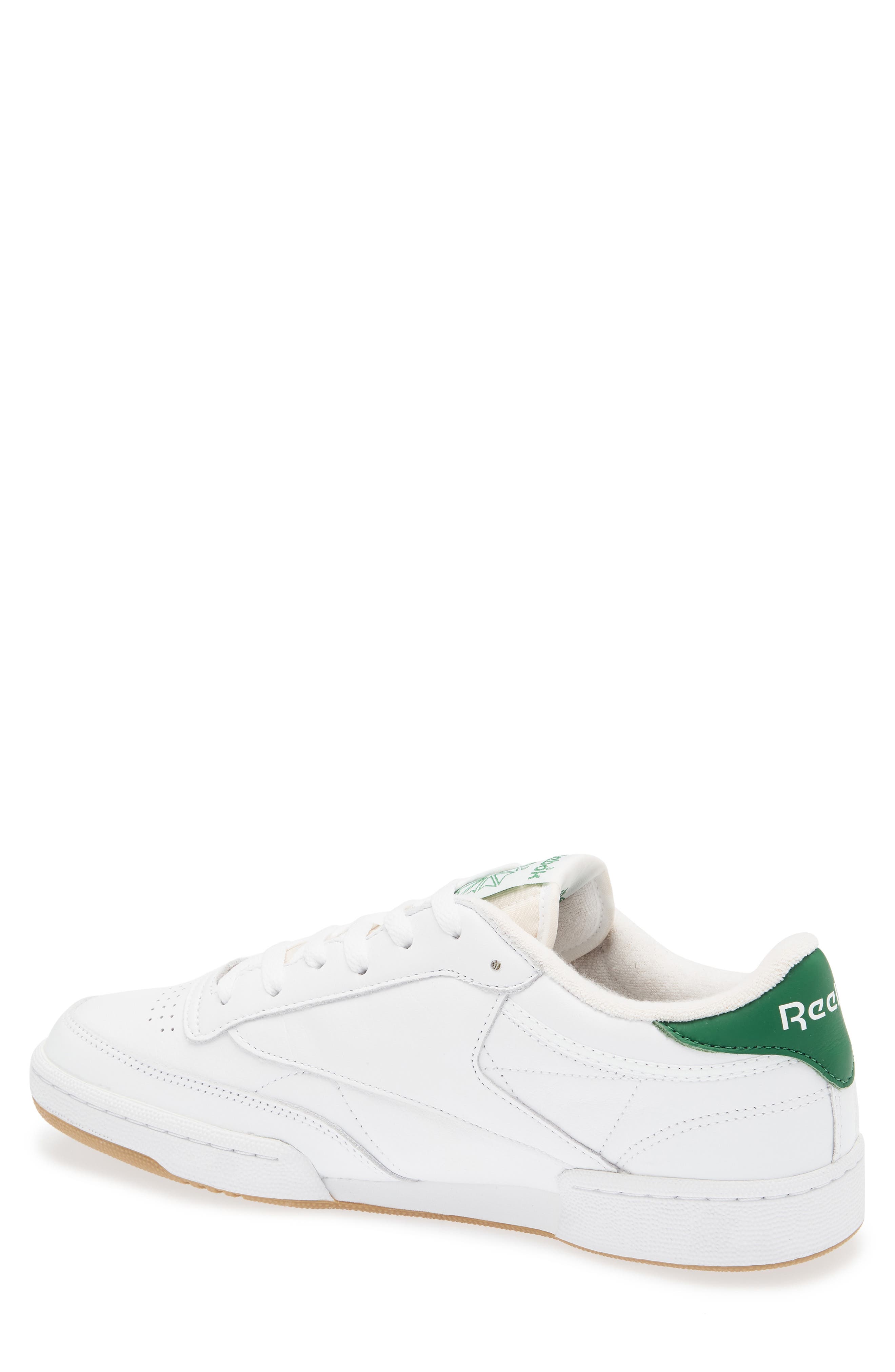 Reebok Club C 85 Vintage Sneaker, Alternate, color, White/ Glengreen/ Rubbbergum