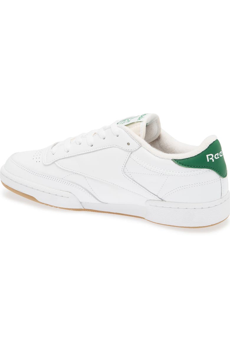 Reebok Club C 85 Vintage Sneaker, Alternate, color, White/ Glengreen/ Rubbbergum