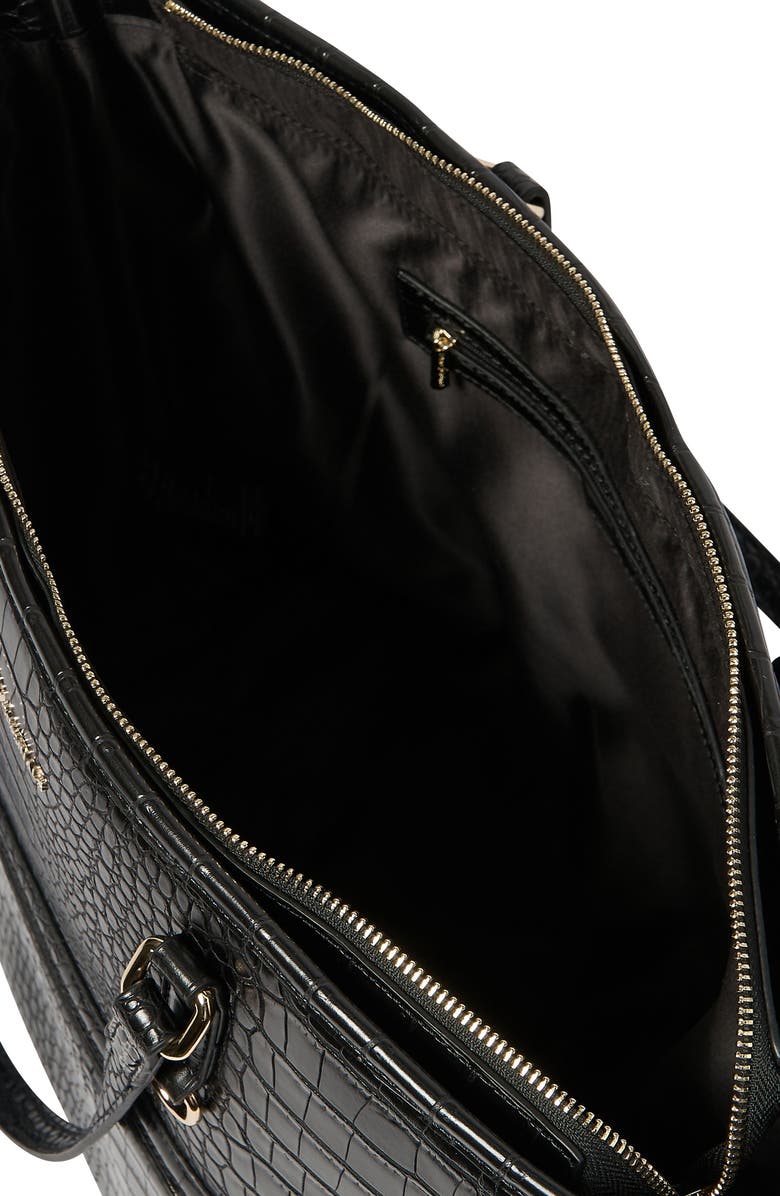 Urban Originals Croc Embossed Vegan Leather Tote, Alternate, color,