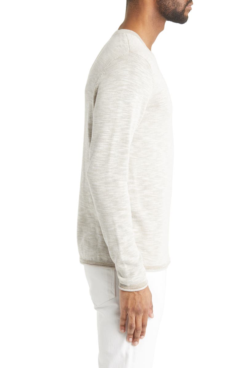 Treasure & Bond Textured Cotton Sweater, Alternate, color, Ivory Egret