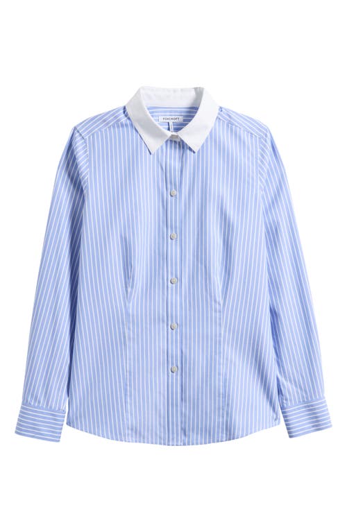 Foxcroft Dianna Stripe Non-iron Cotton Shirt