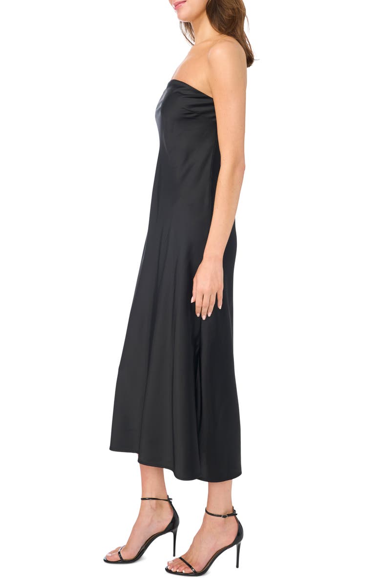 Parker Strapless Maxi Dress, Alternate, color, Rich Black
