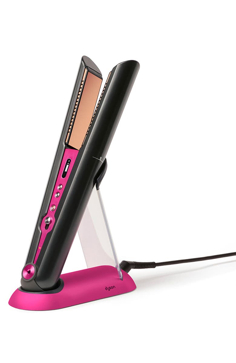 Dyson Corrale<sup>™</sup> Straightener Black Nickel/Fuchsia – Refurbished, Alternate, color,