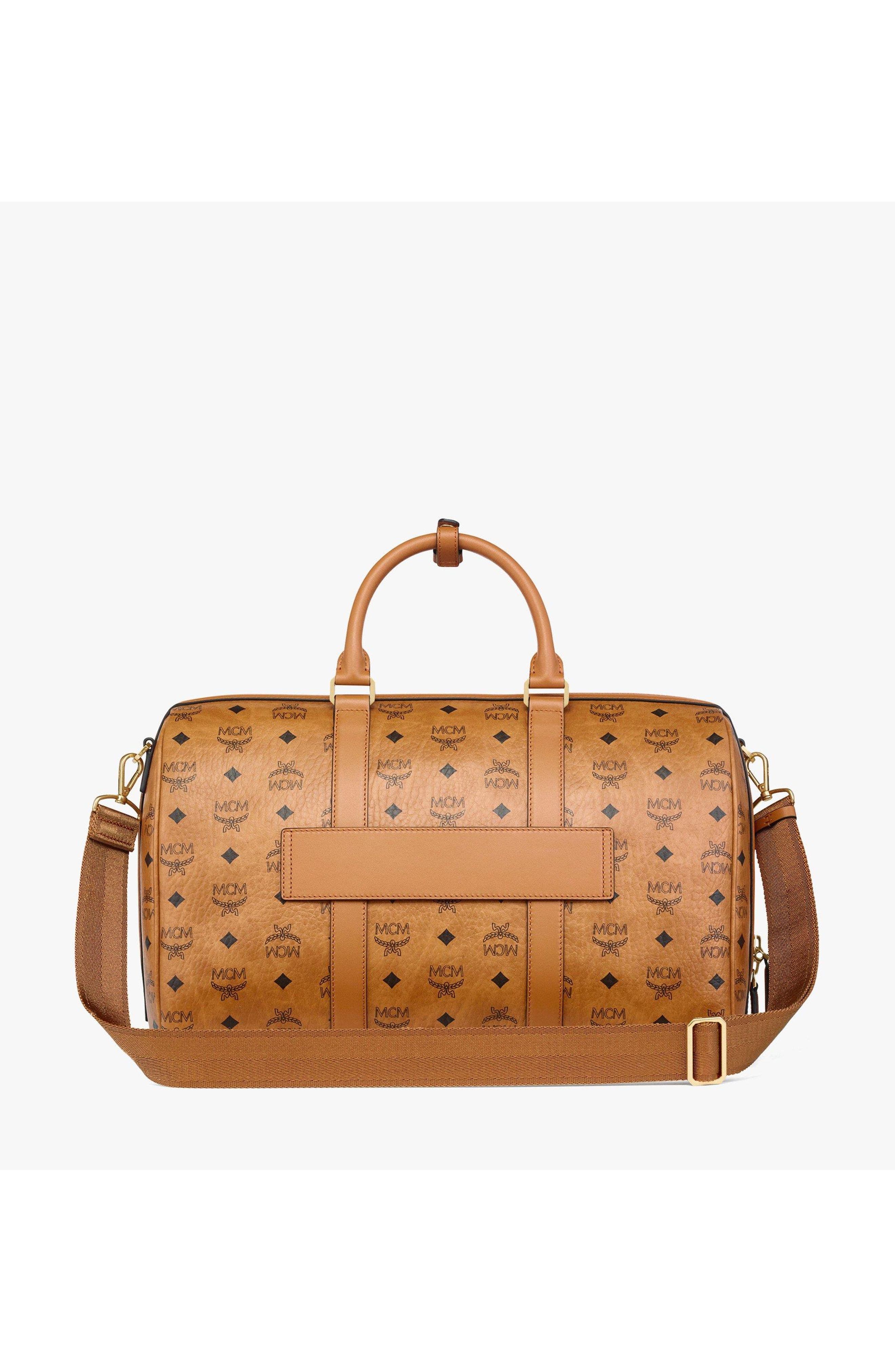 Ottomar Weekender Bag in Visetos, Alternate, color, Cognac
