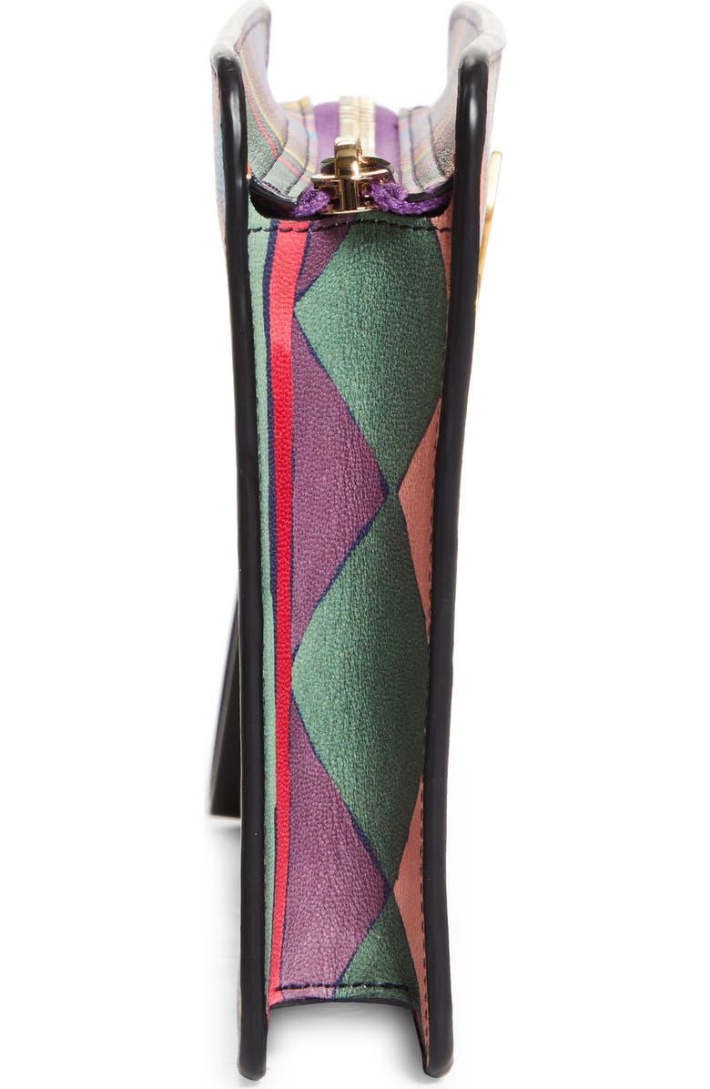 Christian Louboutin Small Bettina Leather Wristlet, Alternate, color, Multi/ Gold