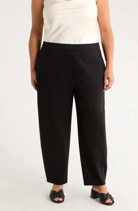 Lantern Double Knit Ankle Pants