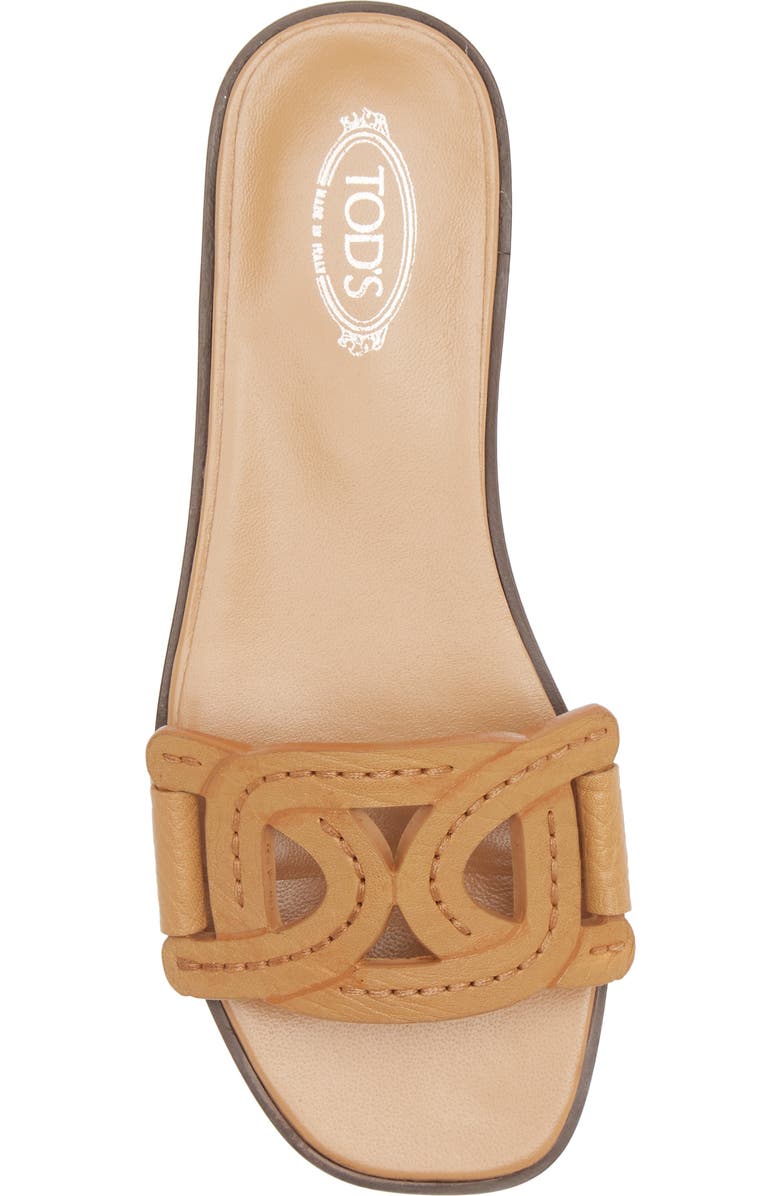 Tod's Kate Chain Detail Slide Sandal, Alternate, color,