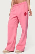 EDIKTED Strawberry Babe Sweatpants