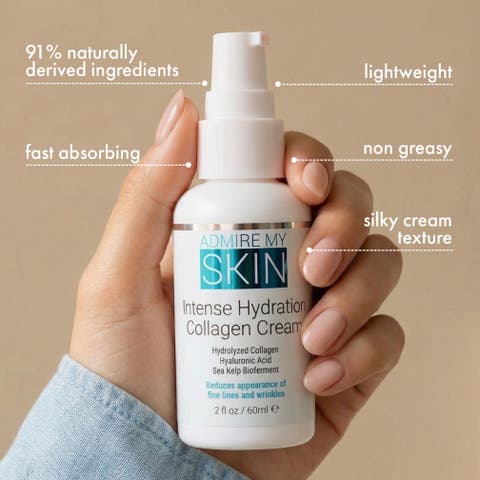 Intense Hydration Collagen Cream Hyaluronic Acid Anti Aging Moisturizer