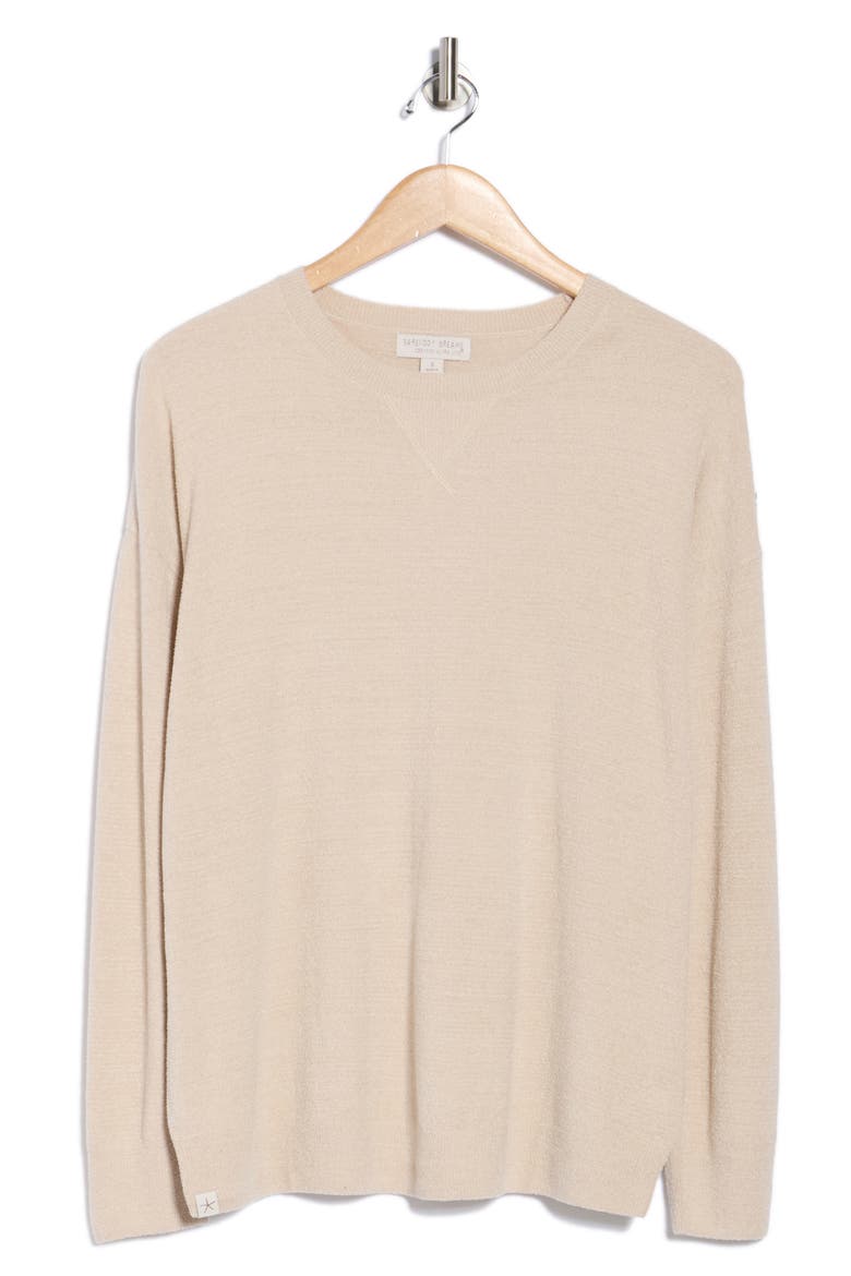 CozyChic Ultra Lite® Drop Shoulder Lounge Sweater, Alternate, color, STONE