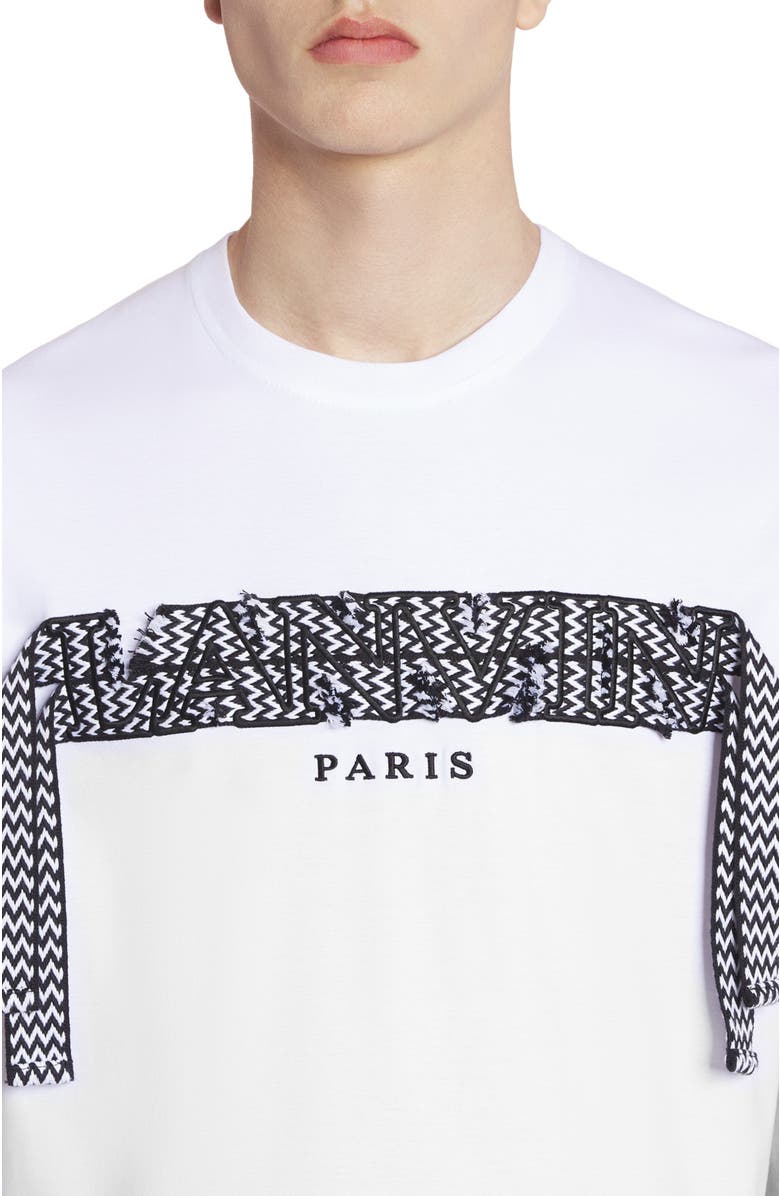 Lanvin CURB LACE T-SHIRT, Alternate, color, 