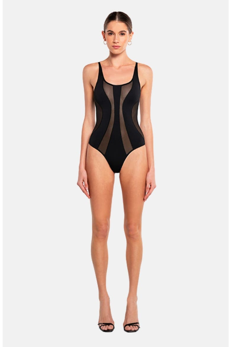 Twist Bodysuit, Main, color, Black