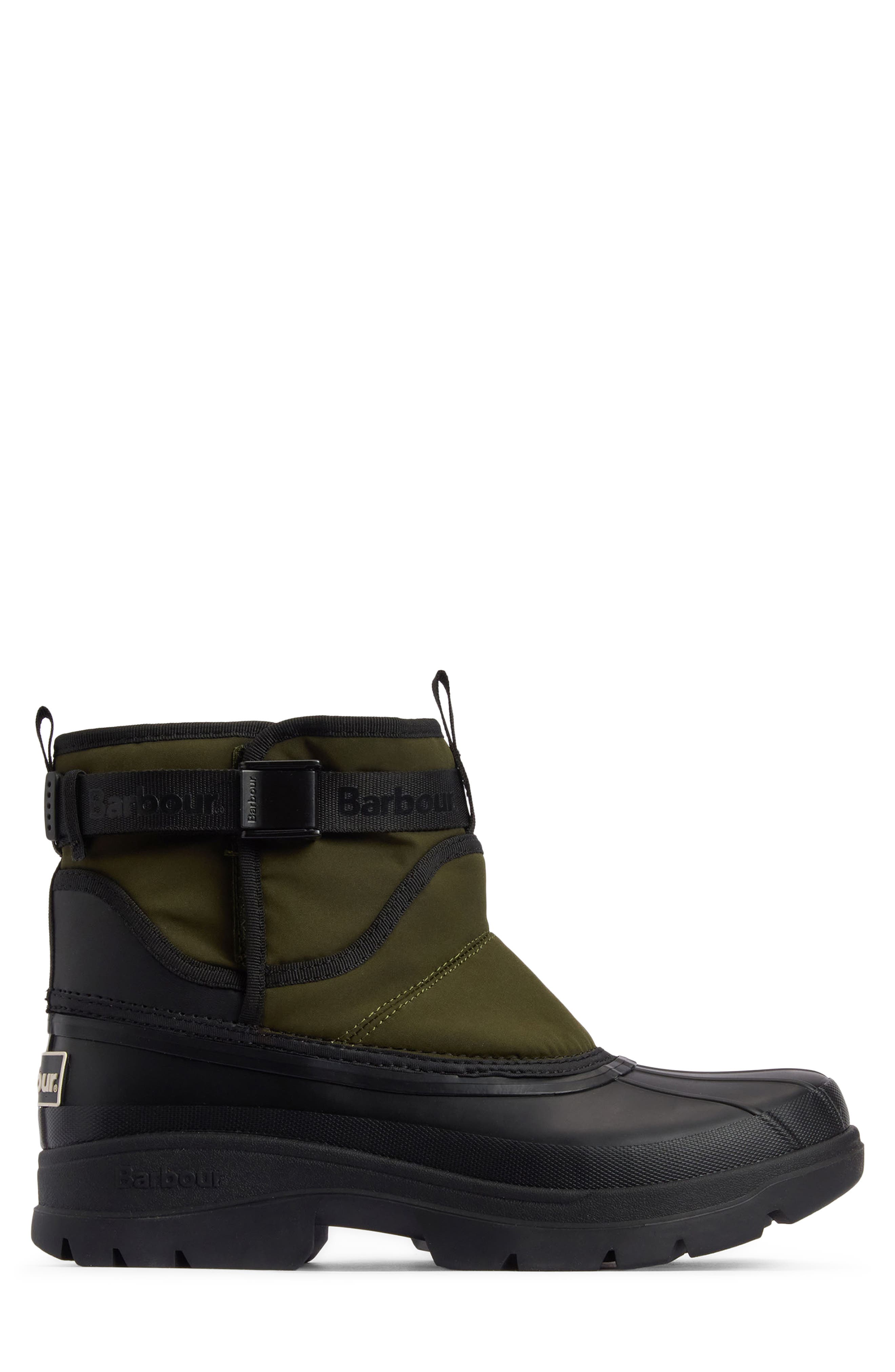 Braybourn Welly Insulated Duck Snow Boot, Alternate, color, OLIVE/ BLACK