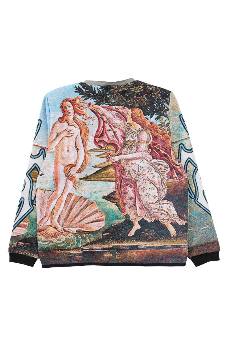 VERYRARE Birth of Venus Crewneck, Alternate, color, Blue