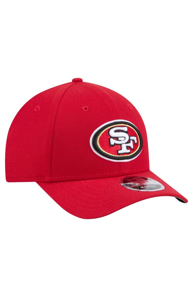 New Era Men's New Era Scarlet San Francisco 49ers Team Collection 9FORTY M-Crown Adjustable Hat, Alternate, color, Scarlet