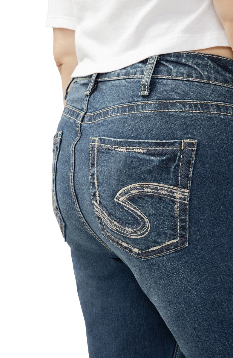 Silver Jeans Co. Avery Curvy High Waist Bootcut Jeans, Alternate, color, Berkeley